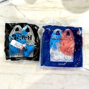 Stitch Plush sippin stitch & Walt Disney World 50th Stitch #38 McDonald’s toys